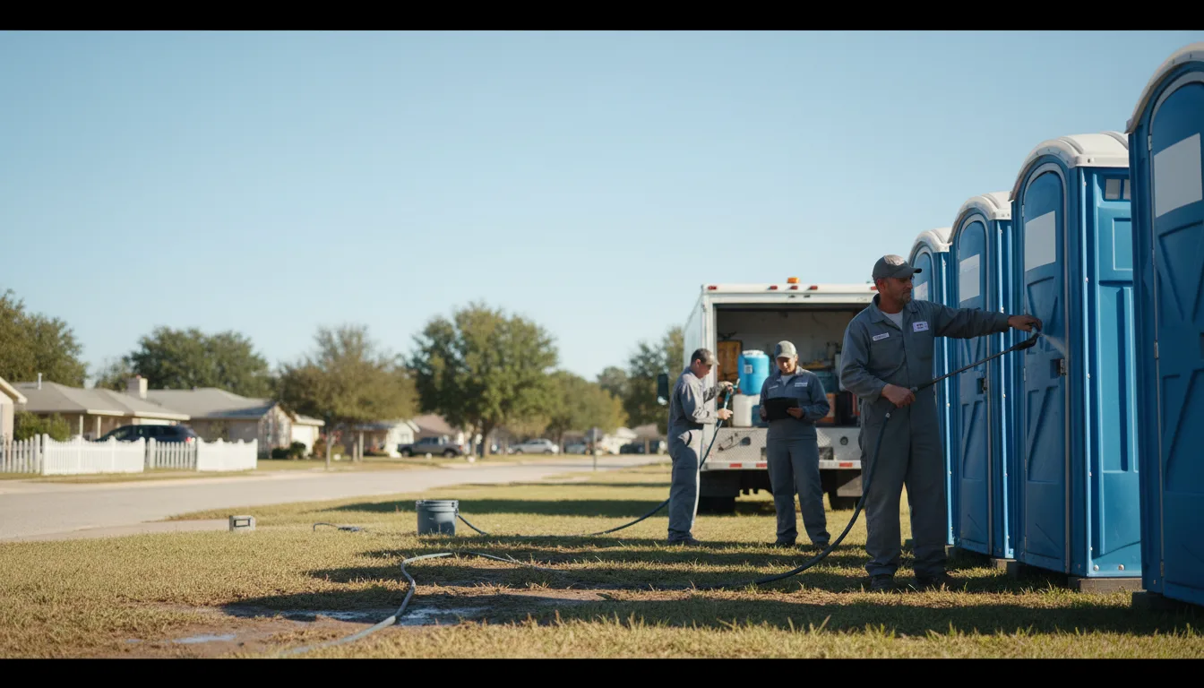 Long-Term Portable Toilet Rental in Longwood, NC near me